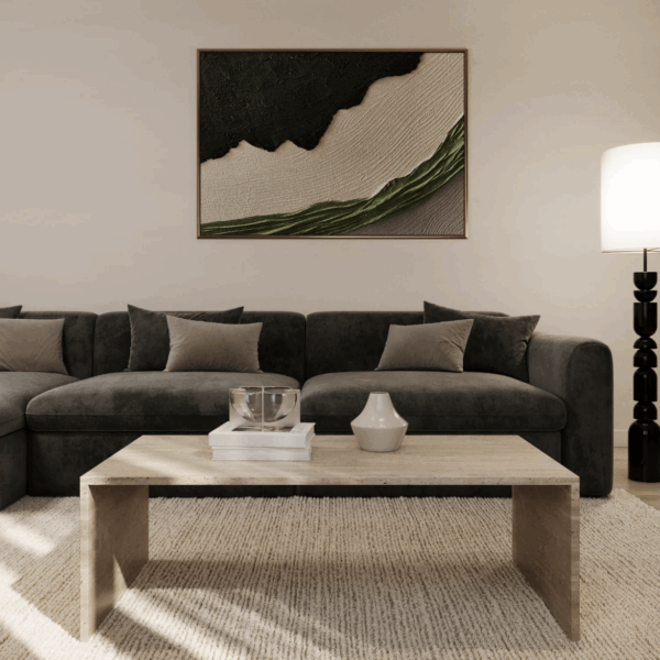 Verona Travertine Coffee Table – Minimalist Design