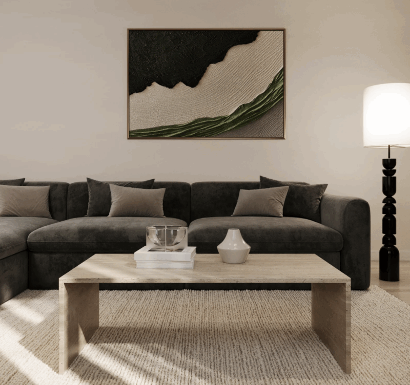 Verona Travertine Coffee Table – Minimalist Design