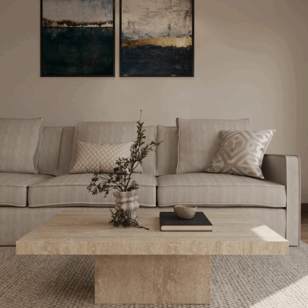 Terrana Travertine Coffee Table
