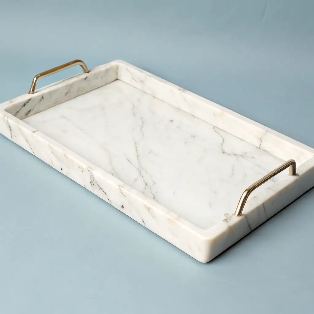 Marble Tray Set