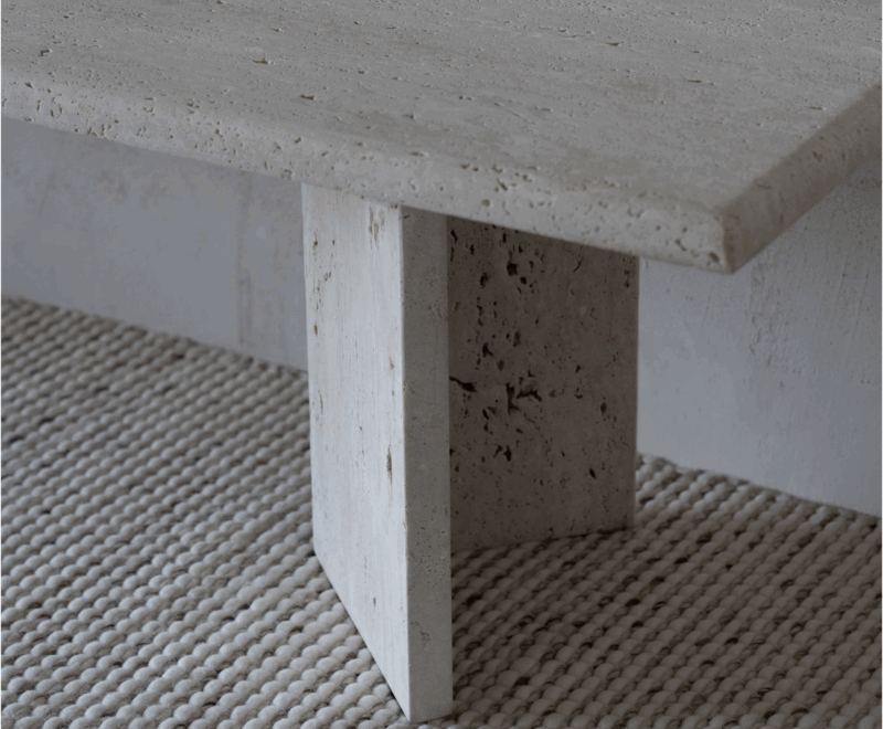 Reyah Travertine Marble TV unit - Image 5