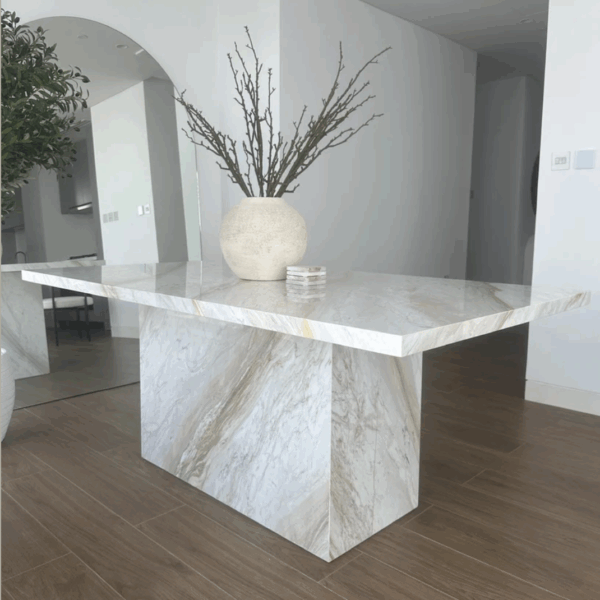 Namy Calacatta Greek Marble Dining Table