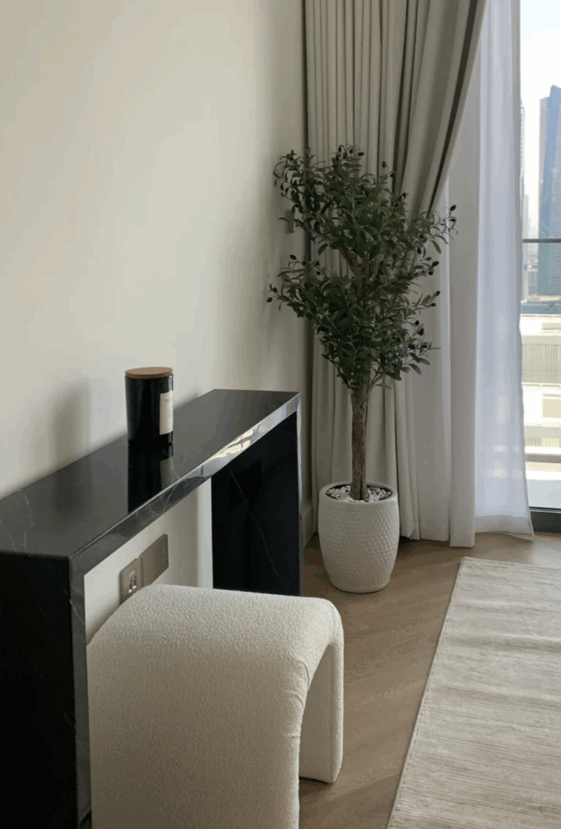 Astra Console – Black Marble Square Design - Image 2