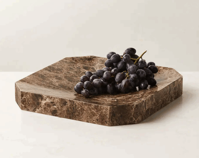 Thayne Brown Marble Catchall - Image 3