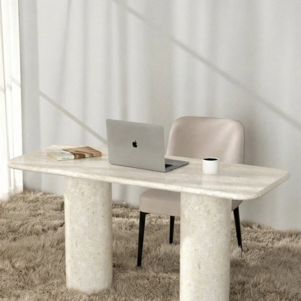 Alara Oryx Marble Desk