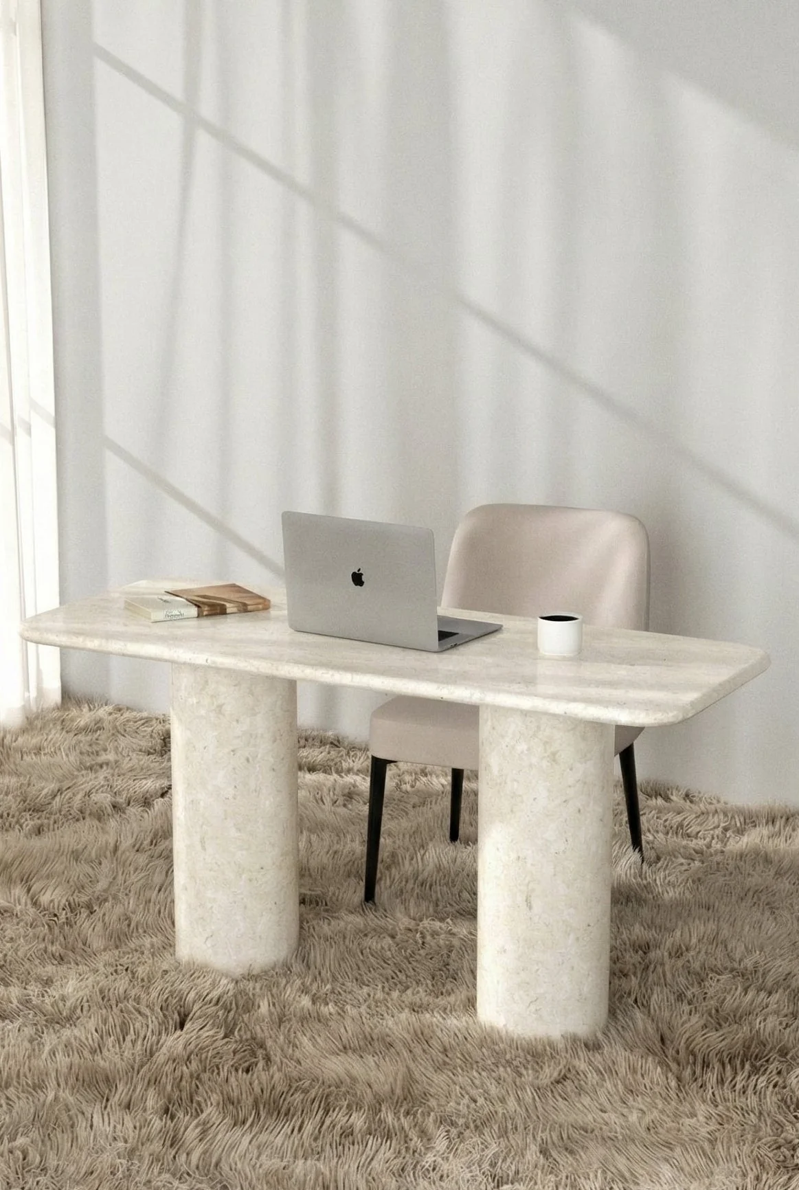 Alara Oryx Marble Desk